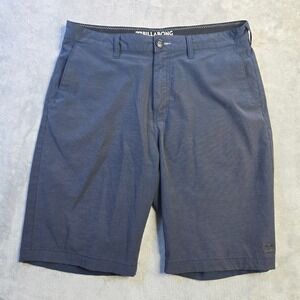 Billabong Crossfire Shorts Men 34 Blue Hybrid Chino Submersibles Beach Stretch
